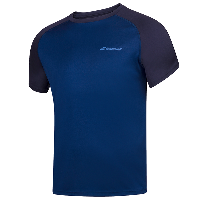 Babolat T-Shirt Play Crew Neck Blue